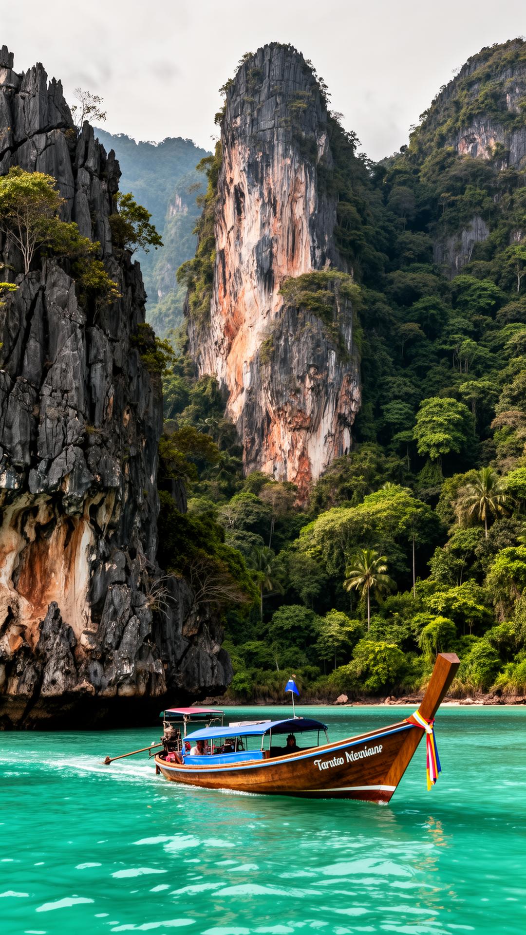 Satun Geopark, dramatic rock formations and the turquoise Andaman Sea